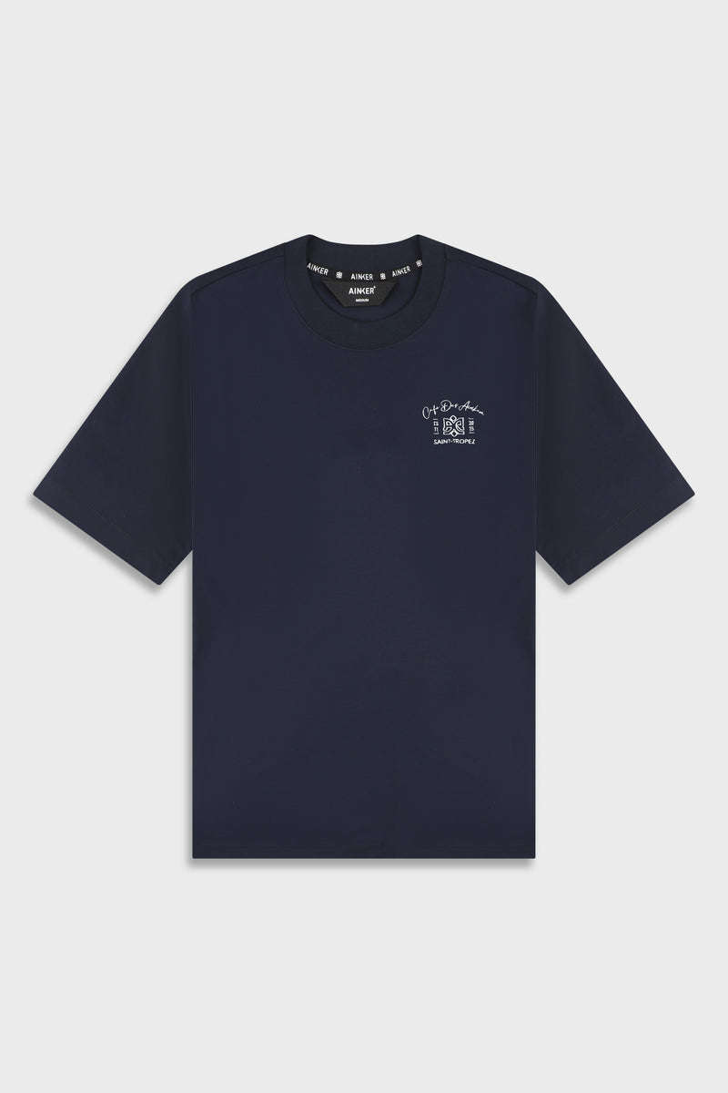 Mercerized 737 Navy T-Shirt