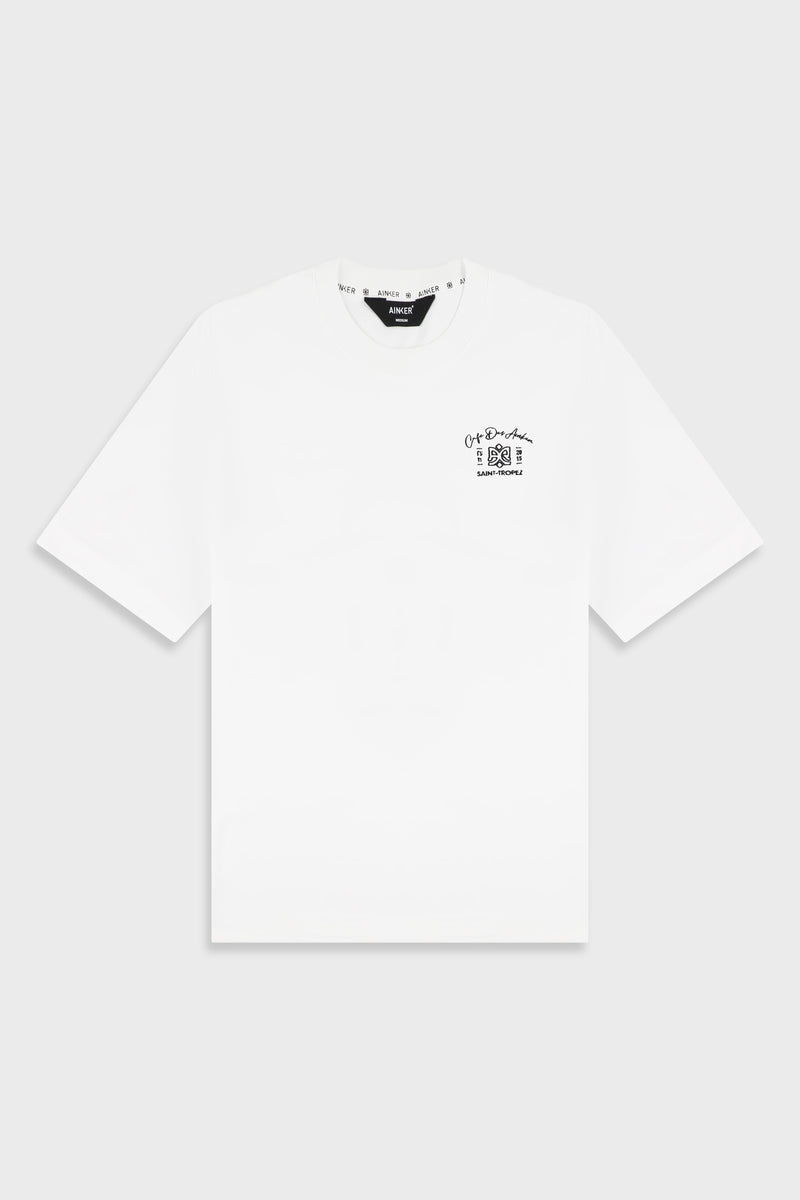 Mercerized 737 White T-Shirt