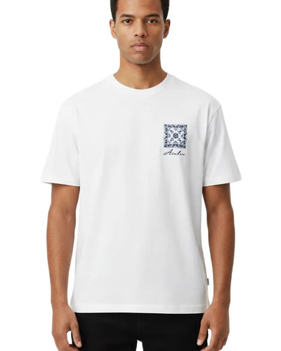 טי שירט לבנה Cotton 851 AINKER