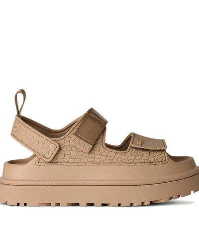 UGG GoldenGlow Embossed Mustard Seed סנדלי אגג נשים
