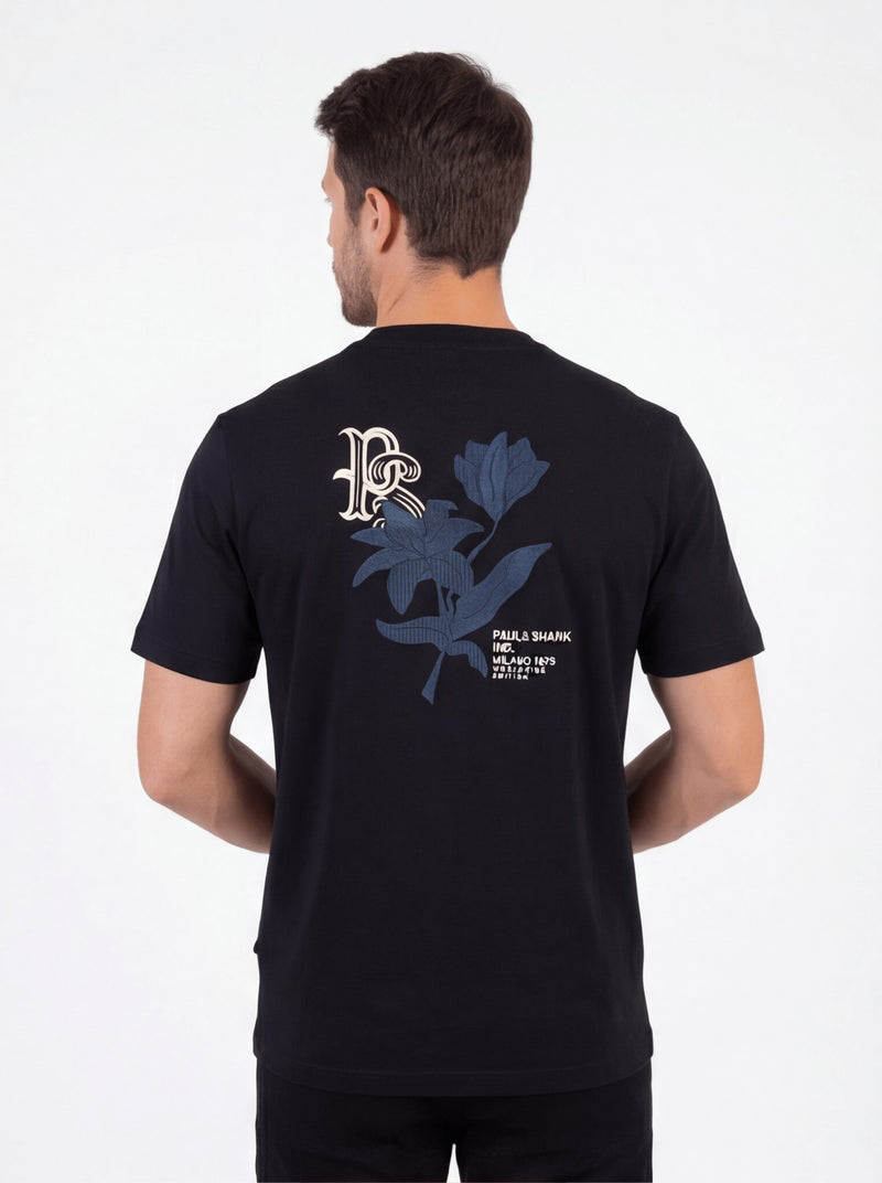 PAUL&SHARK - חולצת טישירט קצרה פול שארק Back LogoV