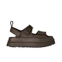 UGG GoldenGlow Embossed Dense Smoke סנדלי גולדנגלואו לנשים