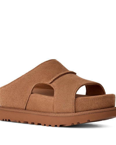 UGG Goldenstar Hi Cutout Slide Chestnut כפכפי אגג גולדנסטאר לנשים