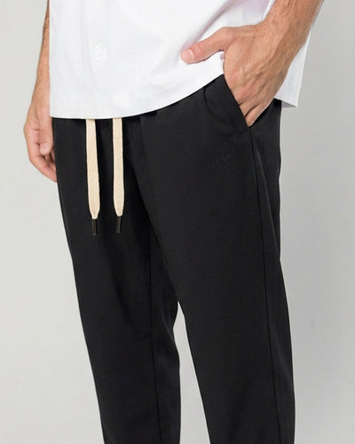 מכנס ספורט אלגנט Cotton Black Chino Ainker