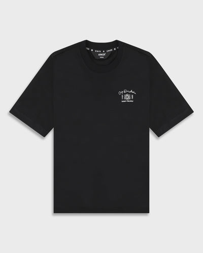 Mercerized 737 Black T-Shirt