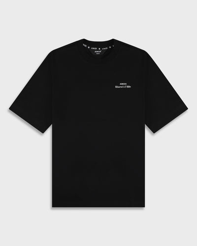 Mercerized 727 Black T-Shirt