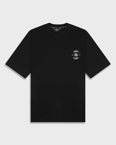 Mercerized 728 Black T-Shirt