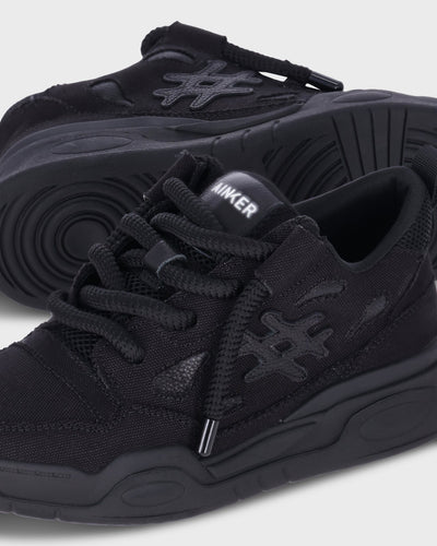 נעל סניקרס שחורה Ainker Tarmak Black Canvas