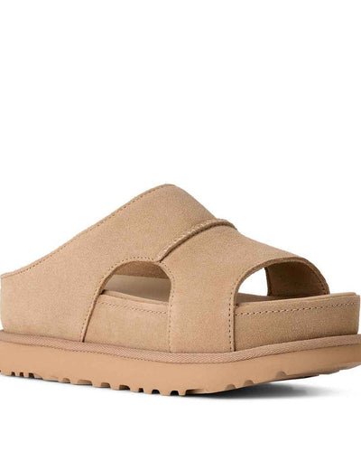 UGG Goldenstar Hi Cutout Slide Sand כפכפי אגג גולדנסטאר לנשים