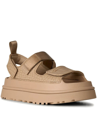 UGG GoldenGlow Embossed Mustard Seed סנדלי אגג נשים