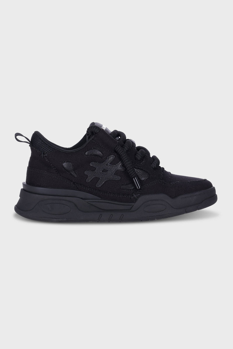 נעל סניקרס שחורה Ainker Tarmak Black Canvas