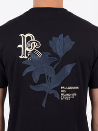 PAUL&SHARK - חולצת טישירט קצרה פול שארק Back LogoV